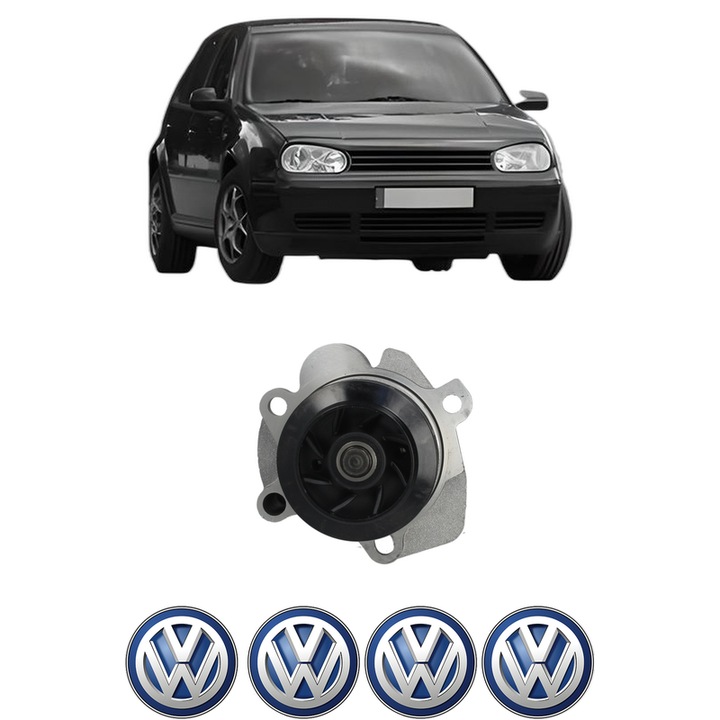 Pompa apa Volkswagen GOLF IV Van (1J1) 1.9 TDI din 2001-2004 KW 96 CP 130 CMC 1896, Auto, HEPU, 4x Stikere auto cu Volkswagen