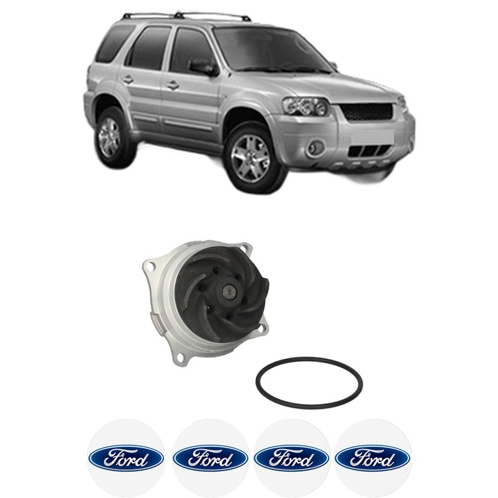 Pompa apa FORD MAVERICK 2.0 16V FWD din 2001 KW 91 CP 124 CMC 1989, Auto, HEPU, 4x Stikere auto cu FORD