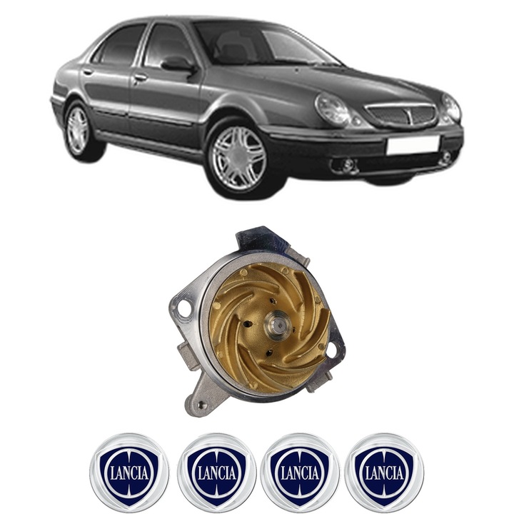 Pompa apa LANCIA LYBRA (839_) 2.0 20V (839AXH1A) din 2000-2005 KW 110 CP 150 CMC 1998, Auto, HEPU, 4x Stikere auto cu LANCIA