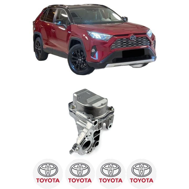 Pompa apa TOYOTA RAV 4 V (_A5_, _H5_) 2.0 VVTi AWD (MXAA54) din 2019 KW 127 CP 173 CMC 1987, Auto, HEPU, 4x Stikere auto cu TOYOTA