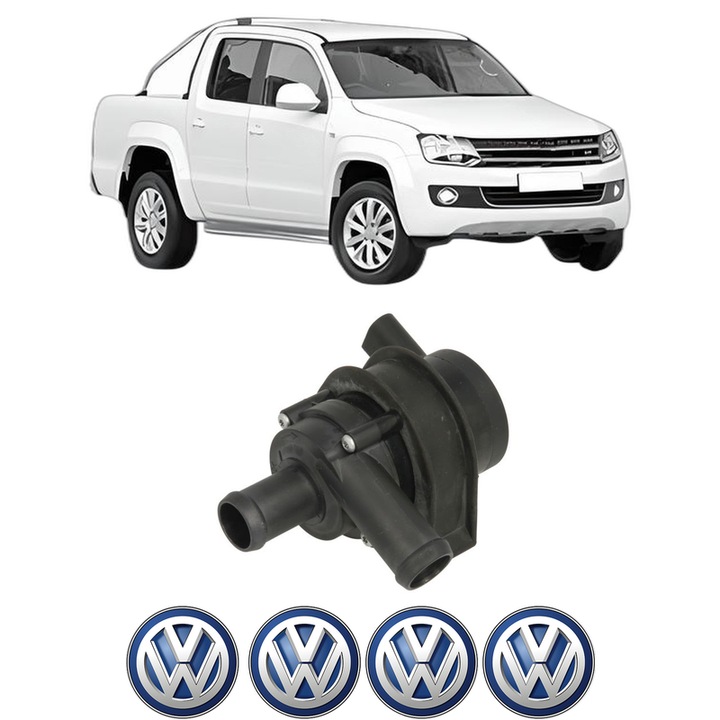 Pompa apa Volkswagen AMAROK (2HA, 2HB, S1B, S6B, S7A, S7B, AGD) 3.0 TDI 4motion din 2016-2020 KW 150 CP 204 CMC 2967, Auto, HEPU, 4x Stikere auto cu Volkswagen