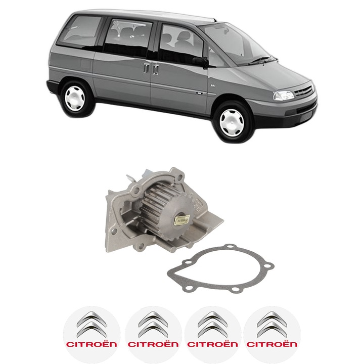Pompa apa CITROEN EVASION MPV (22, U6) 2.0 HDI din 1999-2002 KW 80 CP 109 CMC 1997, Auto, HEPU, 4x Stikere auto cu CITROEN