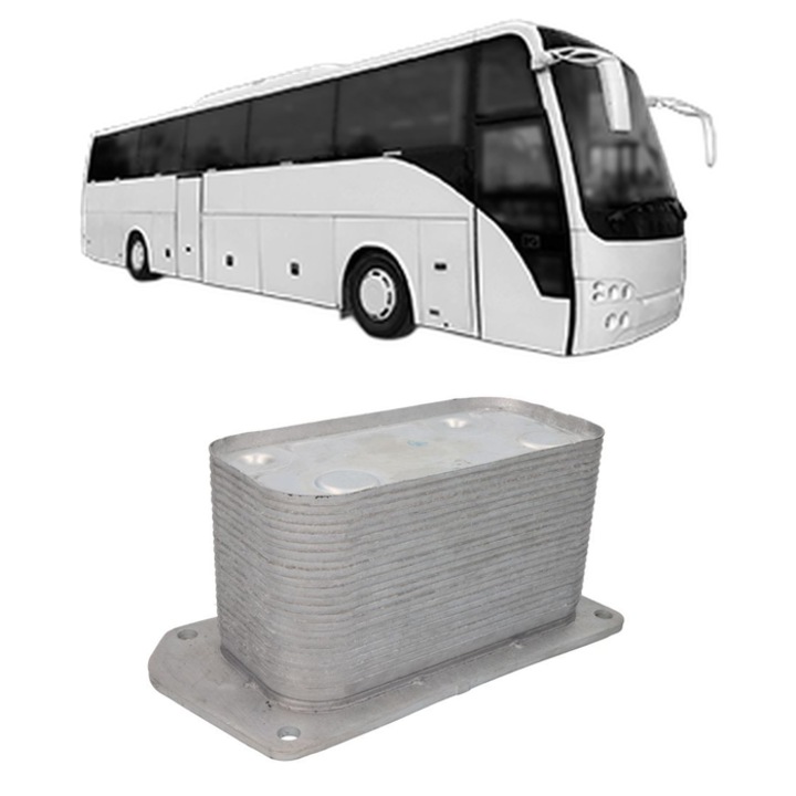 Radiator racire ulei SAME DIAMOND, Auto, din aluminiu, 4x Stickere auto cu SAME