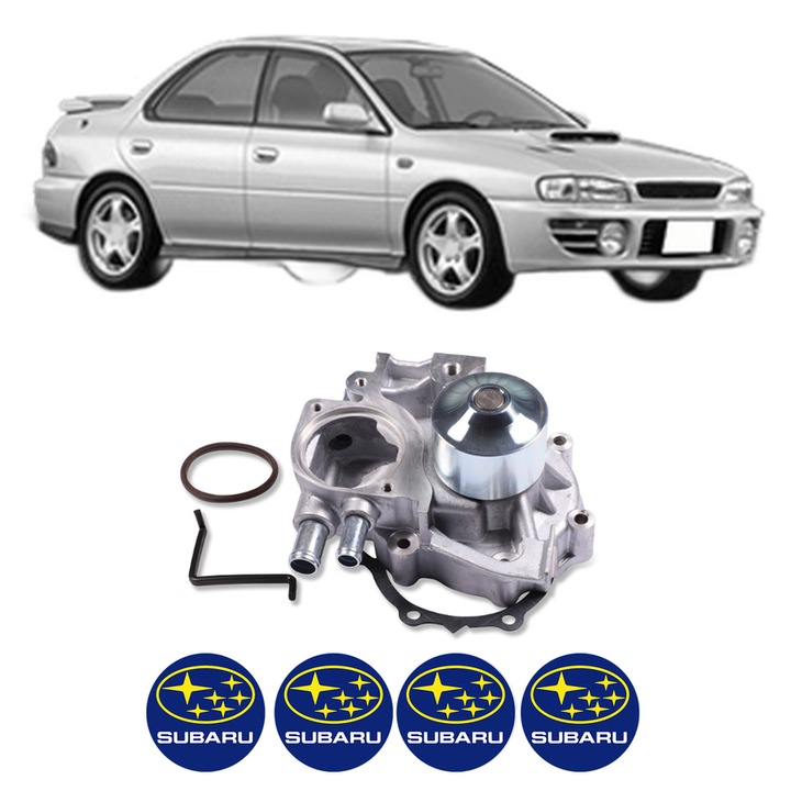 Pompa apa SUBARU IMPREZA Saloon (GC) 2.0 i AWD (GC8) din 1998-2000 KW 92 CP 125 CMC 1994, Auto, HEPU, 4x Stikere auto cu SUBARU