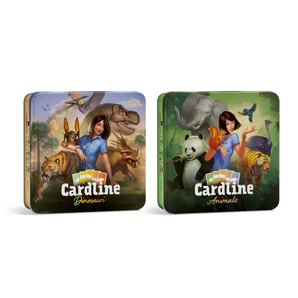 Pachet Cardline: Animale & Dinozauri, lb. romana, 7+ ani