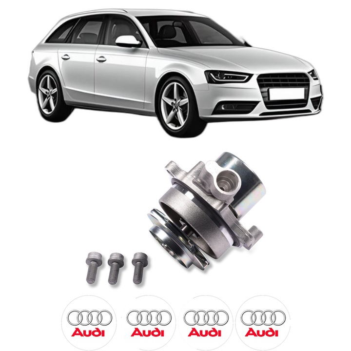 Pompa apa AUDI A4 B8 Avant (8K5) 2.0 TDI quattro din 2013-2015 KW 140 CP 190 CMC 1968, Auto, HEPU, 4x Stikere auto cu AUDI