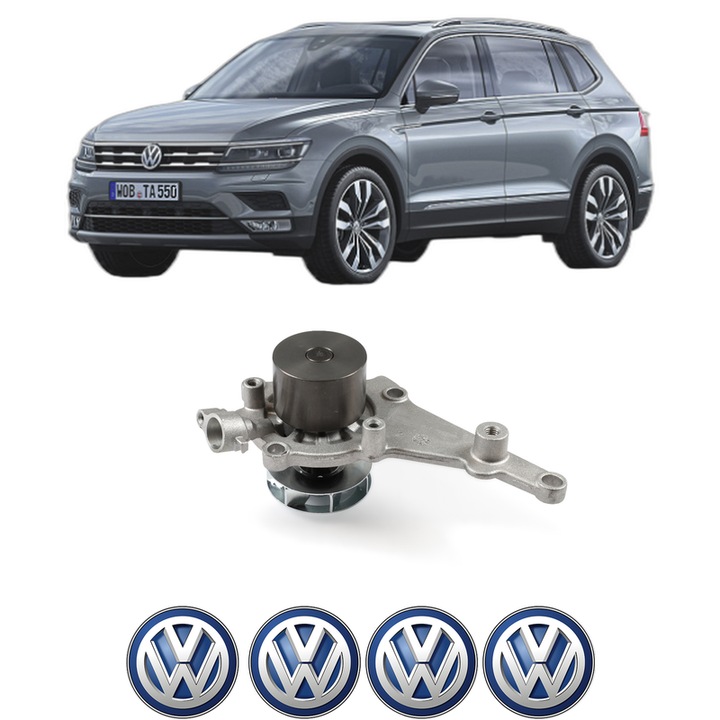 Pompa apa Volkswagen TIGUAN ALLSPACE (BW2, BJ2) 2.0 TDI 4motion din 2020 KW 147 CP 200 CMC 1968, Auto, HEPU, 4x Stikere auto cu Volkswagen