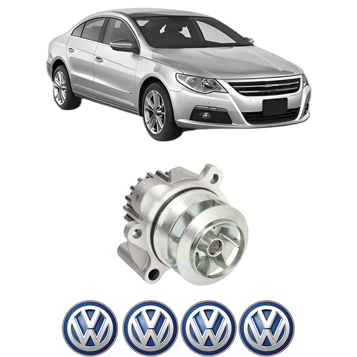 Pompa apa Volkswagen PASSAT CC B6 (357) 2.0 TDI 4motion din 2009-2012 KW 103 CP 140 CMC 1968, Auto, HEPU, 4x Stikere auto cu Volkswagen