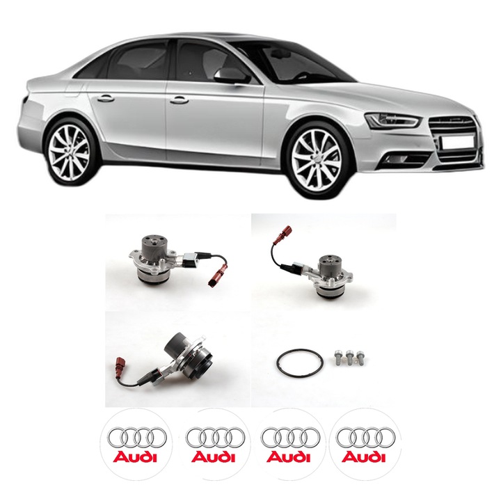 Pompa apa AUDI A4 B8 (8K2) 2.0 TDI din 2008-2015 KW 120 CP 163 CMC 1968, Auto, HEPU, 4x Stikere auto cu AUDI