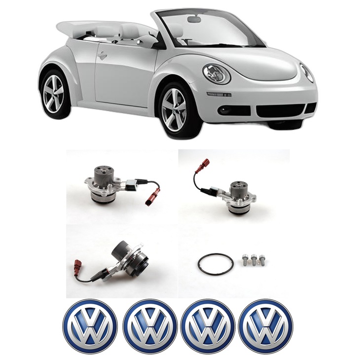 Pompa apa Volkswagen BEETLE Convertible (5C7, 5C8) 2.0 TDI din 2014-2018 KW 110 CP 150 CMC 1968, Auto, HEPU, 4x Stikere auto cu Volkswagen