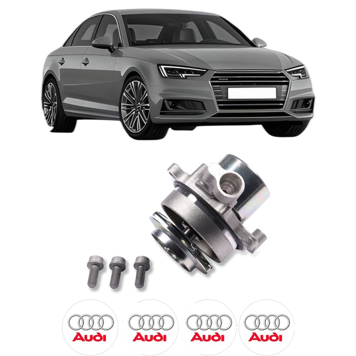 Pompa apa AUDI A4 B9 (8W2, 8WC) 2.0 TDI quattro din 2015-2019 KW 140 CP 190 CMC 1968, Auto, HEPU, 4x Stikere auto cu AUDI