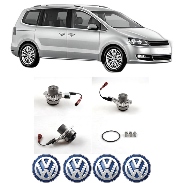Pompa apa Volkswagen SHARAN (7N1, 7N2) 2.0 TDI 4motion din 2016-2018 KW 135 CP 184 CMC 1968, Auto, HEPU, 4x Stikere auto cu Volkswagen