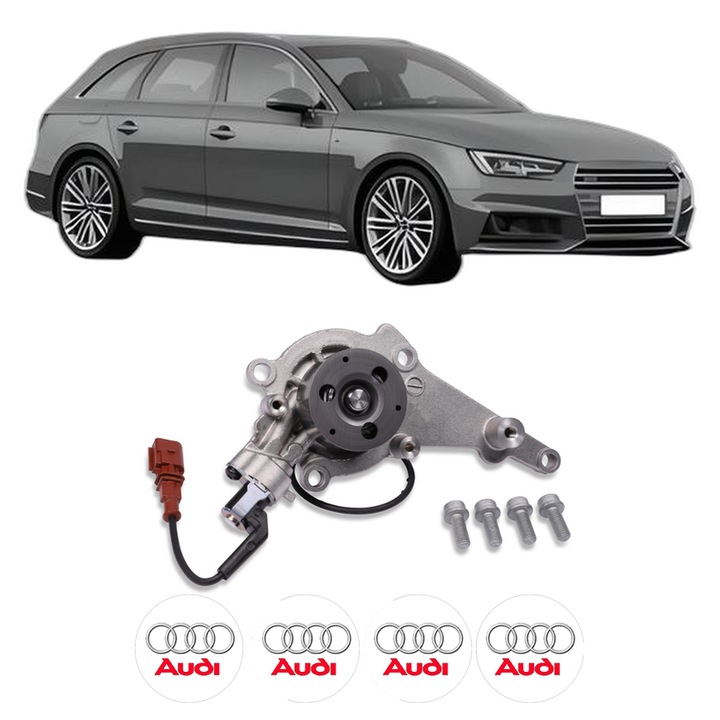 Pompa apa AUDI A4 B9 Avant (8W5, 8WD) 2.0 TDI quattro din 2016-2019 KW 110 CP 150 CMC 1968, Auto, HEPU, 4x Stikere auto cu AUDI