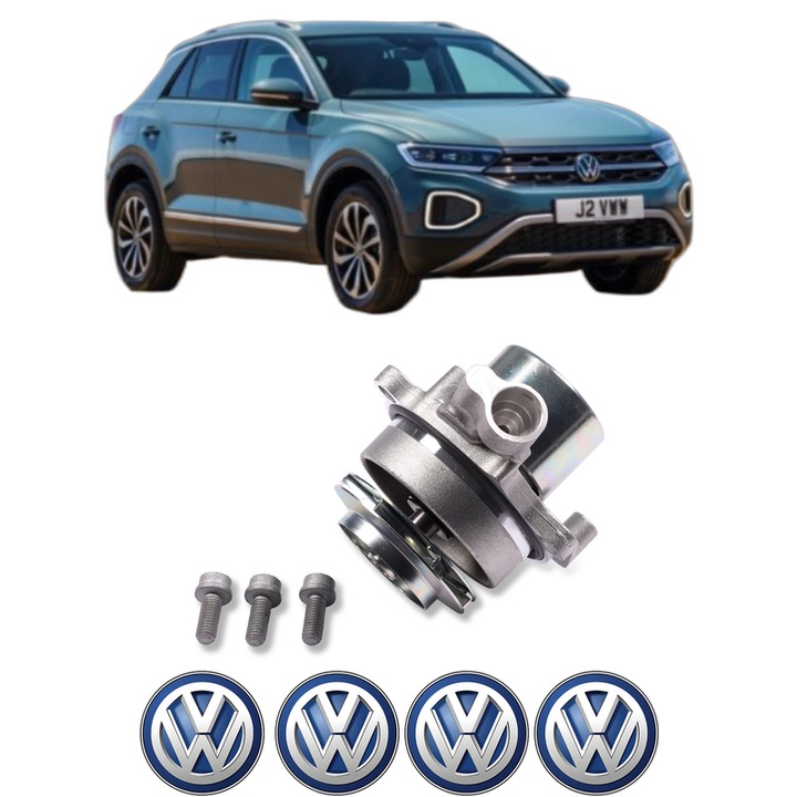 Pompa apa Volkswagen T-ROC (A11, D11) 2.0 TDI 4motion din 2017 KW 110 CP 150 CMC 1968, Auto, HEPU, 4x Stikere auto cu Volkswagen