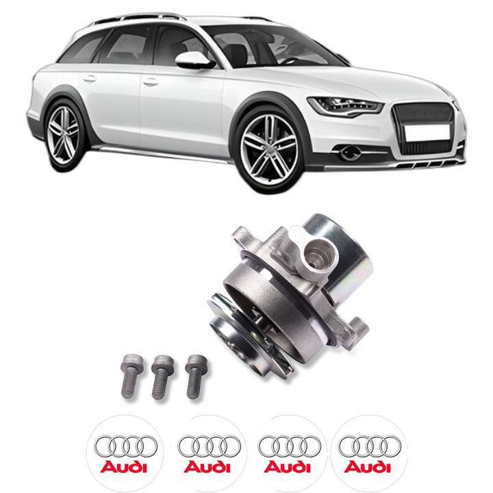 Pompa apa AUDI A4 Allroad B8 (8KH) 2.0 TDI quattro din 2013-2016 KW 140 CP 190 CMC 1968, Auto, HEPU, 4x Stikere auto cu AUDI