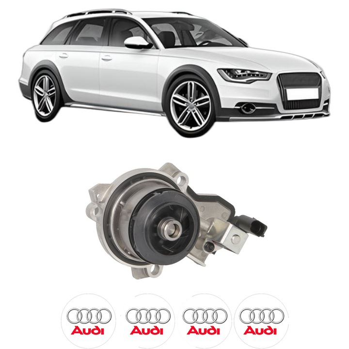 Pompa apa AUDI A4 Allroad B8 (8KH) 2.0 TDI quattro din 2013-2016 KW 140 CP 190 CMC 1968, Auto, HEPU, 4x Stikere auto cu AUDI