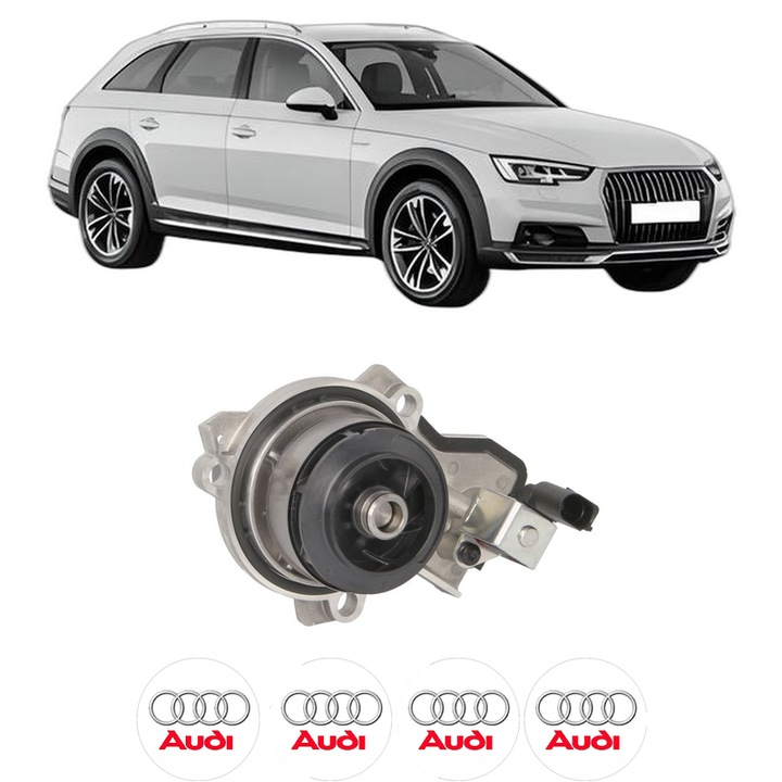 Pompa apa AUDI A4 Allroad B9 (8WH, 8WJ) 2.0 TDI quattro din 2016-2018 KW 100 CP 136 CMC 1968, Auto, HEPU, 4x Stikere auto cu AUDI
