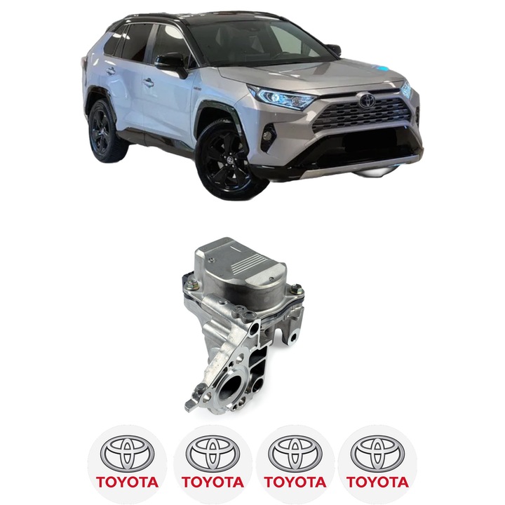 Pompa apa TOYOTA RAV 4 V VAN (_A5_, _H5_) 2.0 VVTi AWD (MXAA54) din 2018 KW 129 CP 175 CMC 1987, Auto, HEPU, 4x Stikere auto cu TOYOTA