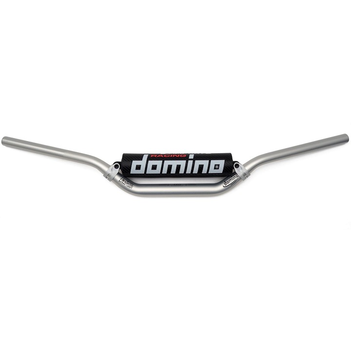 Ghidoane bicicleta, DOMINO, Fatbar 28mm, argintiu, inaltime mare