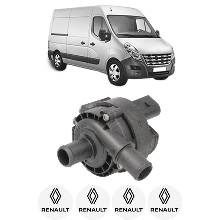 Pompa apa RENAULT MASTER III Van (FV) 2.3 dCi 110 FWD (FV0R, FV0W, FV1A) din 2014 KW 81 CP 110 CMC 2298, Auto, HEPU, 4x Stikere auto cu RENAULT