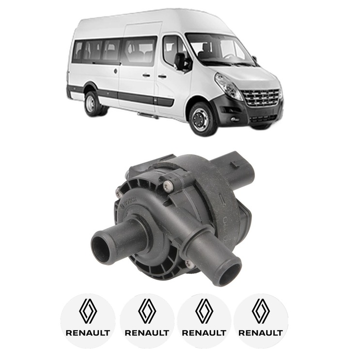 Pompa apa RENAULT MASTER III Bus (JV) 2.3 dCi 100 FWD (JV0A, JV0B, JV0G, JV0H) din 2011 KW 74 CP 101 CMC 2298, Auto, HEPU, 4x Stikere auto cu RENAULT