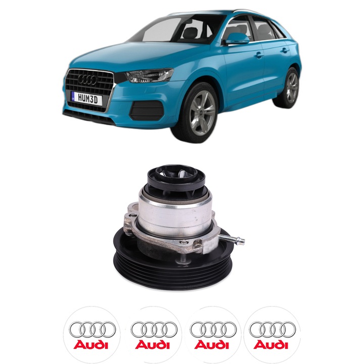 Pompa apa AUDI Q3 (F3B) 2.5 RS TFSI quattro din 2019 KW 294 CP 400 CMC 2480, Auto, HEPU, 4x Stikere auto cu AUDI