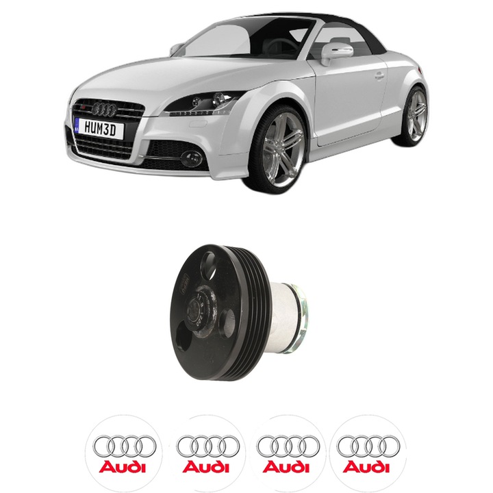 Pompa apa AUDI TT Roadster (8J9) 2.5 RS quattro din 2012-2014 KW 265 CP 360 CMC 2480, Auto, HEPU, 4x Stikere auto cu AUDI