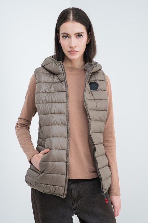 Geo Norway, Vesta cu gluga si buzunare laterale Annecy, Verde padure, M