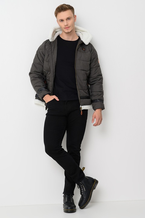 Geo Norway, Areystock télikabát oldalzsebekkel, Sötétszürke