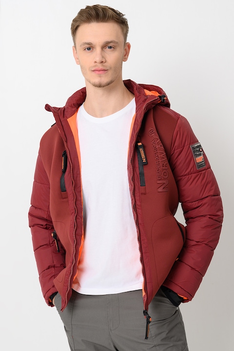 Geographical Norway, Beachwood logós télikabát, Sötétpiros