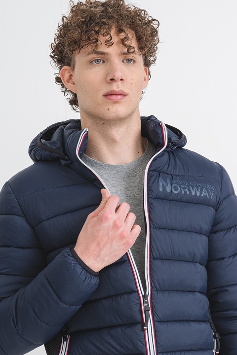 Geographical Norway, Зимно яке Bikash с качулка, Тъмносин