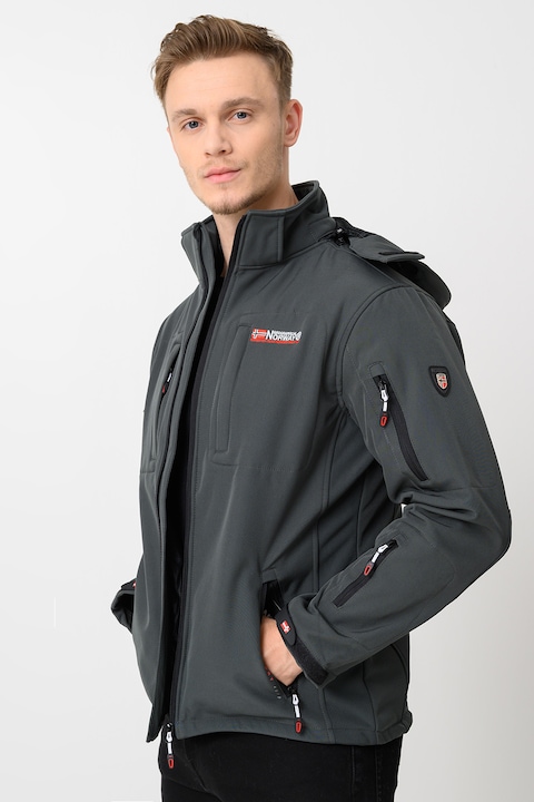 Geographical Norway, Неопреново яке Tunar с отделяща се качулка, Бледозелен