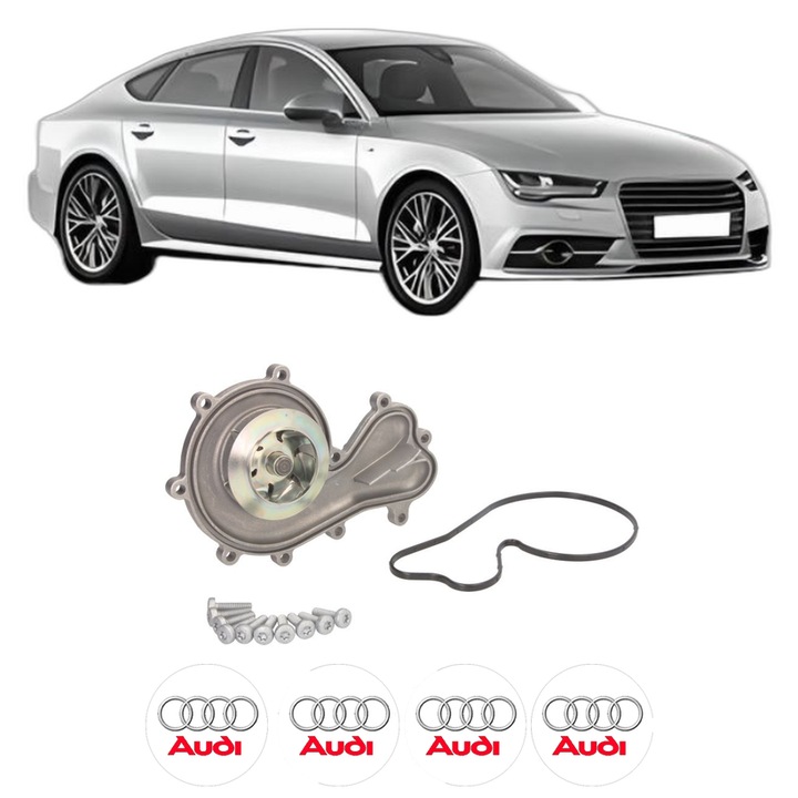 Pompa apa AUDI A7 Sportback (4GA, 4GF) 3.0 TDI quattro din 2014-2018 KW 240 CP 326 CMC 2967, Auto, HEPU, 4x Stikere auto cu AUDI