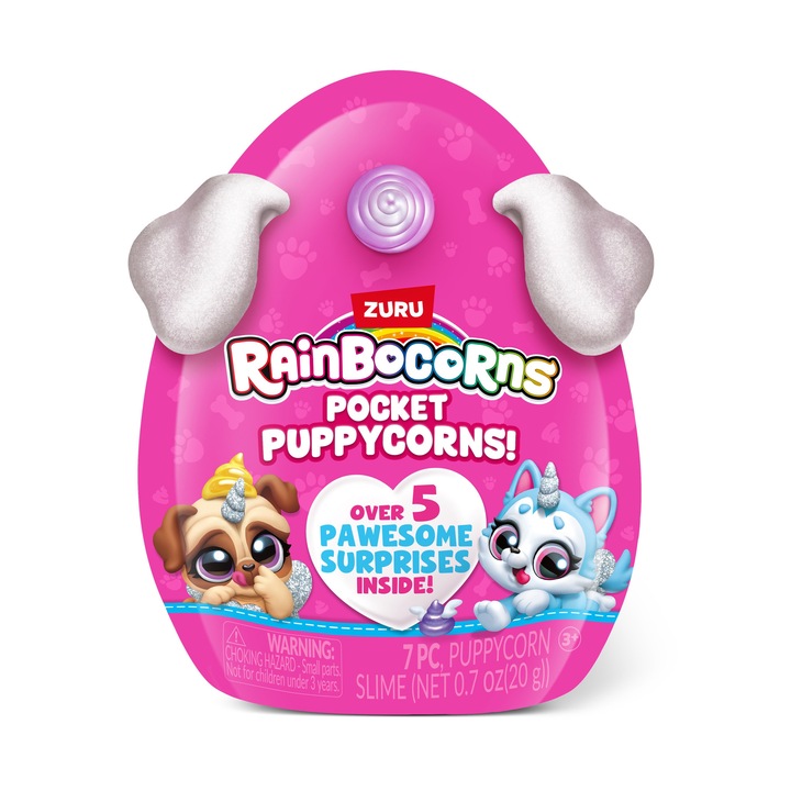 Figurina surpiza Rainbocorns - Pocket Puppycorns!