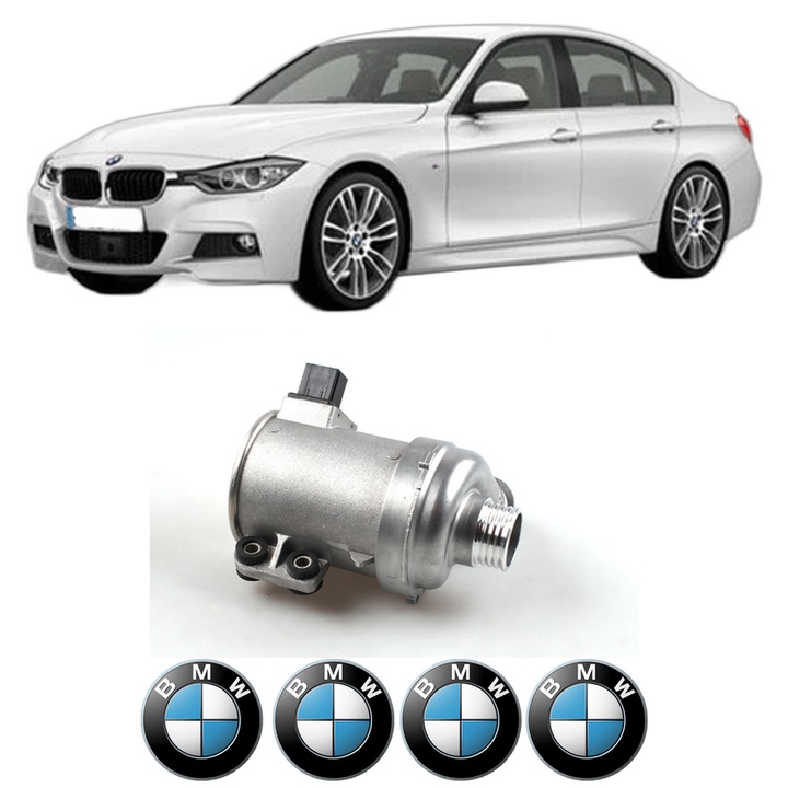 Pompa apa BMW Seria 3 (F30, F80) 320 i din 2012-2018 KW 134 CP 182 CMC 1997, Auto, HEPU, 4x Stikere auto cu BMW