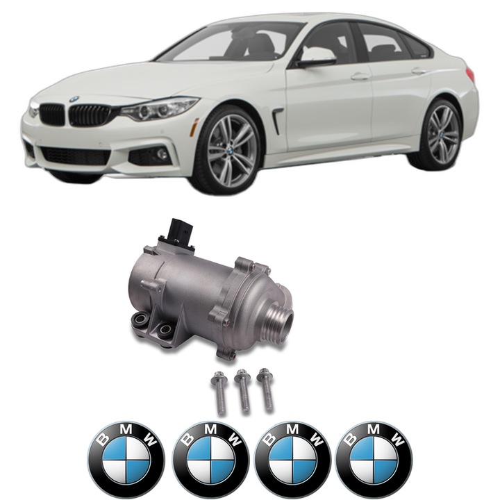 Pompa apa BMW Seria 3 Gran Turismo (F34) 320 i din 2013-2016 KW 120 CP 163 CMC 1997, Auto, HEPU, 4x Stikere auto cu BMW