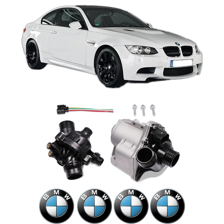 Pompa apa BMW Seria 3 Coupe (E92) 335 i din 2006-2013 KW 225 CP 306 CMC 2979, Auto, HEPU, 4x Stikere auto cu BMW