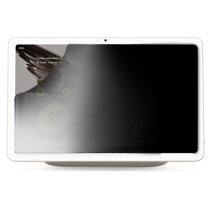 Фолио за поверителност за Google Pixel Tablet, No Spy SafeView, Пълна поверителност, Anti-Spy, Anti-драскотини, Лесен монтаж, Anti-отпечатъци, Защита на екрана, Висока тактилна чувствителност