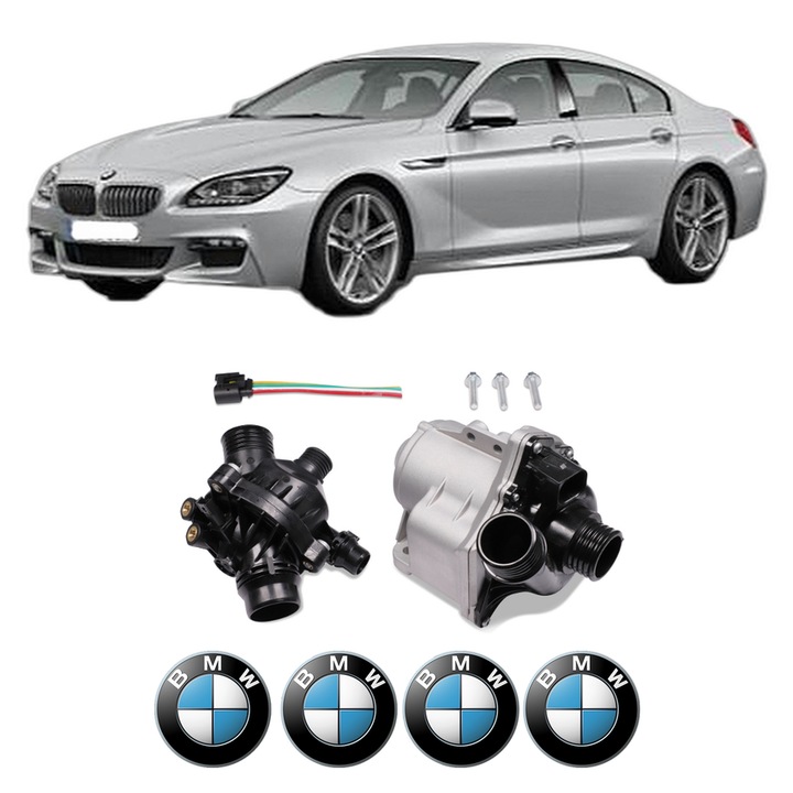 Pompa apa BMW Seria 6 Gran Coupe (F06) 640 i din 2012-2018 KW 235 CP 320 CMC 2979, Auto, HEPU, 4x Stikere auto cu BMW