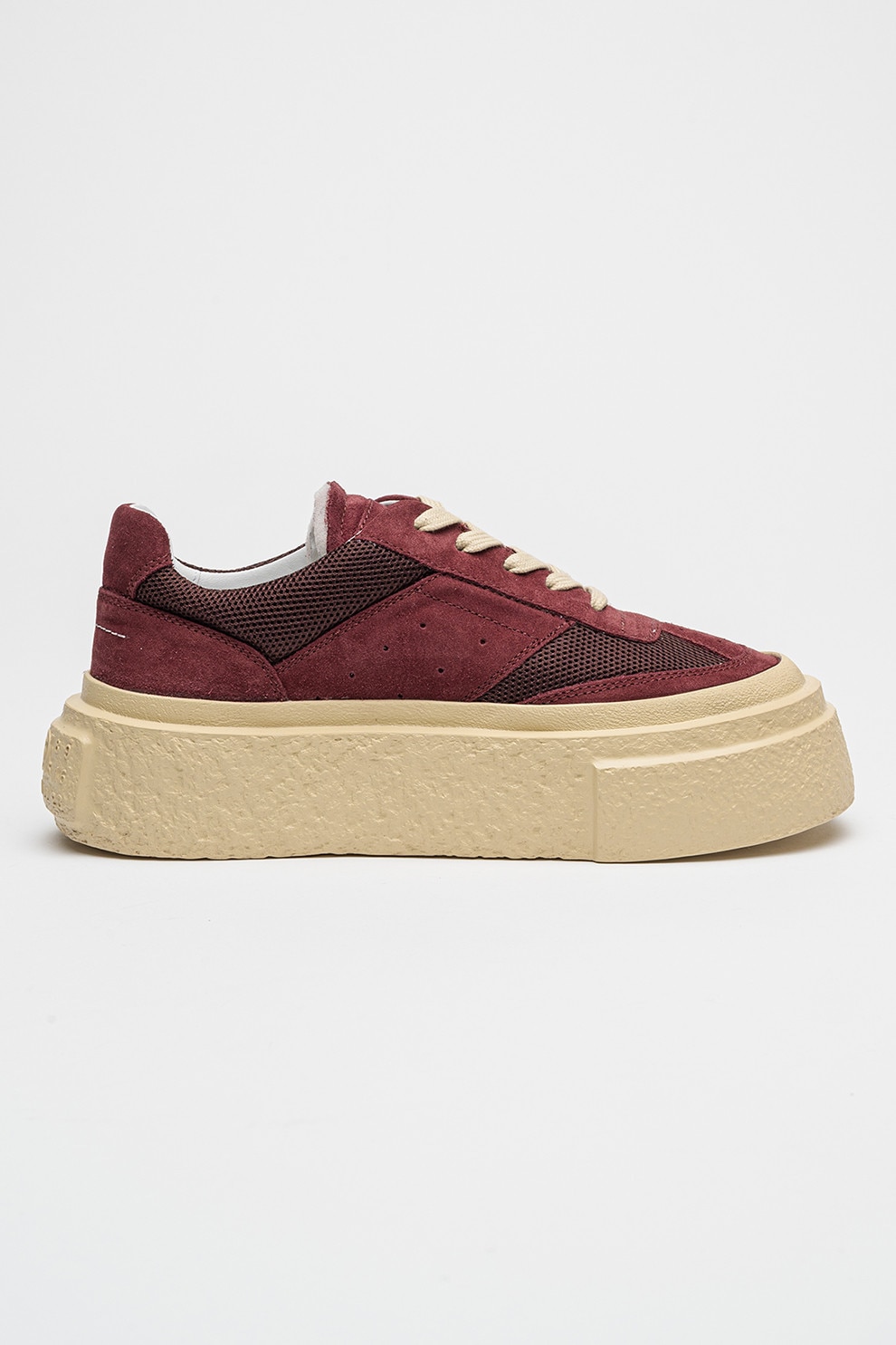 MM6 MAISON MARGIELA, Pantofi sport din piele intoarsa cu talpa