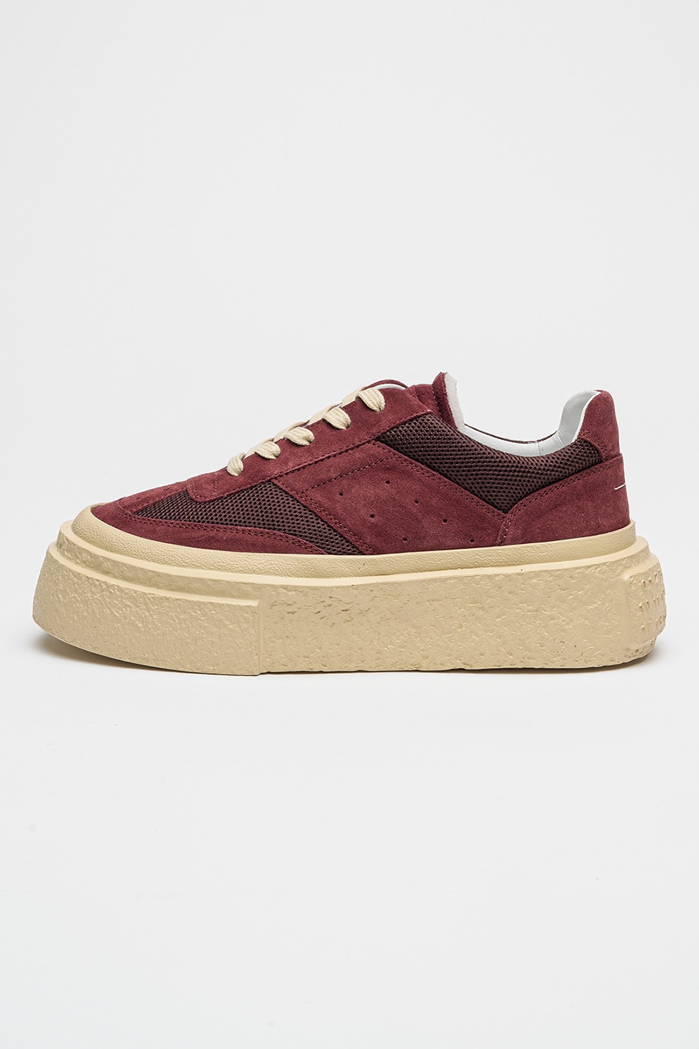 MM6 MAISON MARGIELA, Pantofi sport din piele intoarsa cu talpa