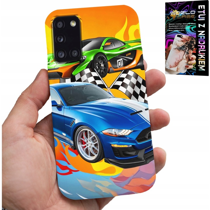 Telefontok, World Case, Samsung Galaxy A31, gyerek design, szilikon, többszínű