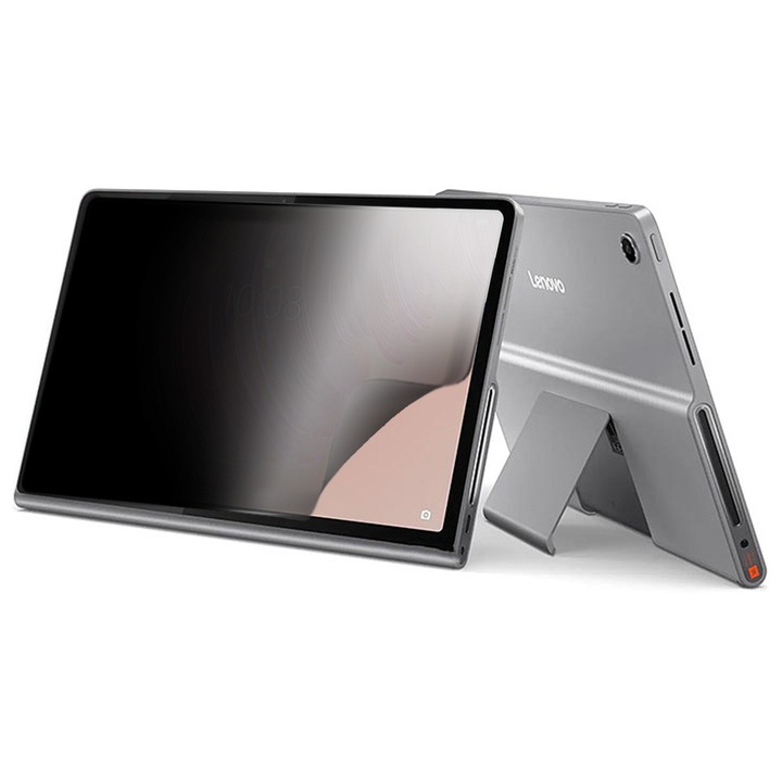 Folie Privacy pentru Lenovo Tab Plus / Tab +, No Spy SafeView, Confidentialitate Totala, Anti-Spy, Anti-Zgarieturi, Instalare Usoara, Anti-Amprenta, Protectie Ecran, Sensibilitate Tactila Ridicata
