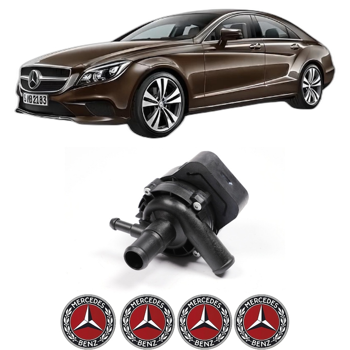 Pompa apa MERCEDES-BENZ CLS (C218) CLS 250 CDI / BlueTEC / d (218.303, 218.304) din 2011-2017 KW 150 CP 204 CMC 2143, Auto, HEPU, 4x Stikere auto cu MERCEDES-BENZ