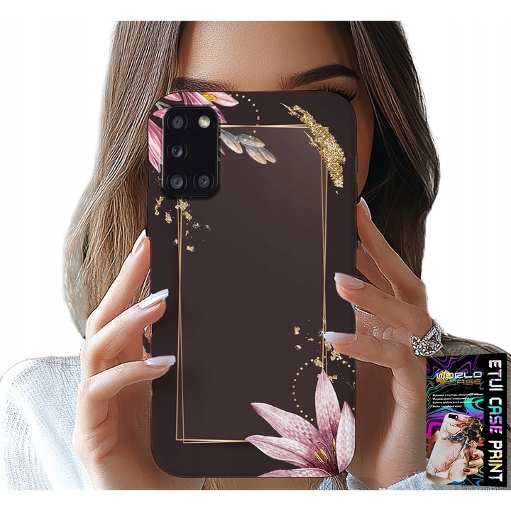 Carcasă pentru Samsung Galaxy A31, World Case, design floral, silicon, colorat