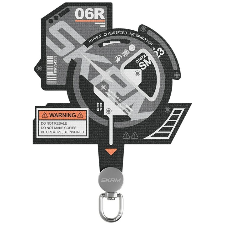 Ekho univerzális adapter zsinórokhoz, fekete, nejlon és TPU