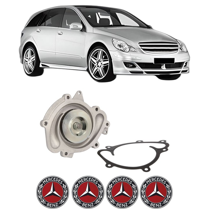 Pompa apa MERCEDES-BENZ R-CLASS (W251, V251) R 280 CDI (251.121, 251.026, 251.126) din 2006-2012 KW 140 CP 190 CMC 2987, Auto, HEPU, 4x Stikere auto cu MERCEDES-BENZ