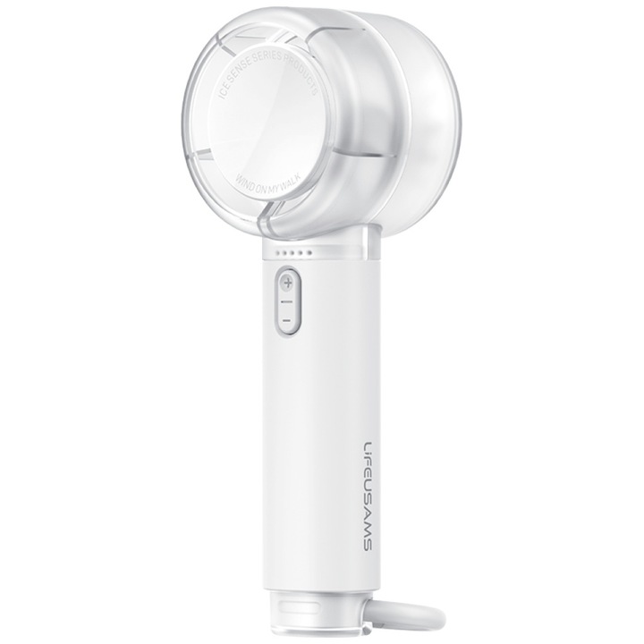 Ventilator portabil USAMS LU01, 5 viteze, alb, 167x60x50mm