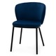 BÁRI kárpitozott szék, szövet, sötétkék, méretei 81x54x57cm, maximális terhelhetőség 120kg