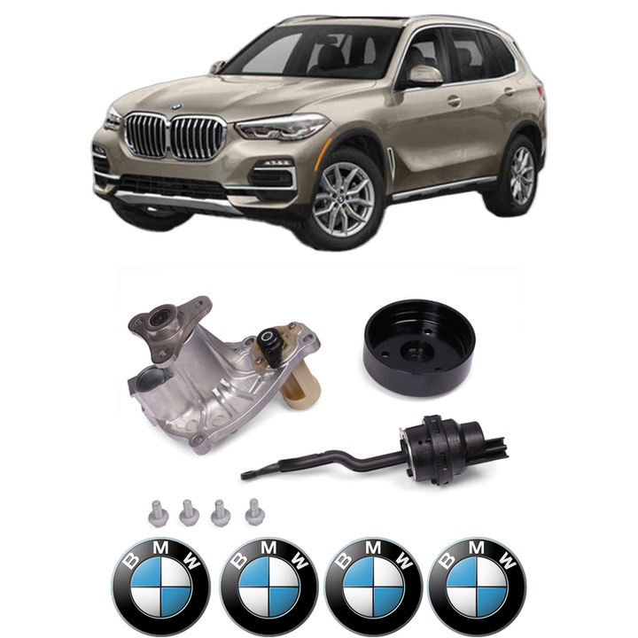Pompa apa BMW Seria X5 Van (G05) xDrive 30 d din 2019-2023 KW 195 CP 265 CMC 2993, Auto, HEPU, 4x Stikere auto cu BMW